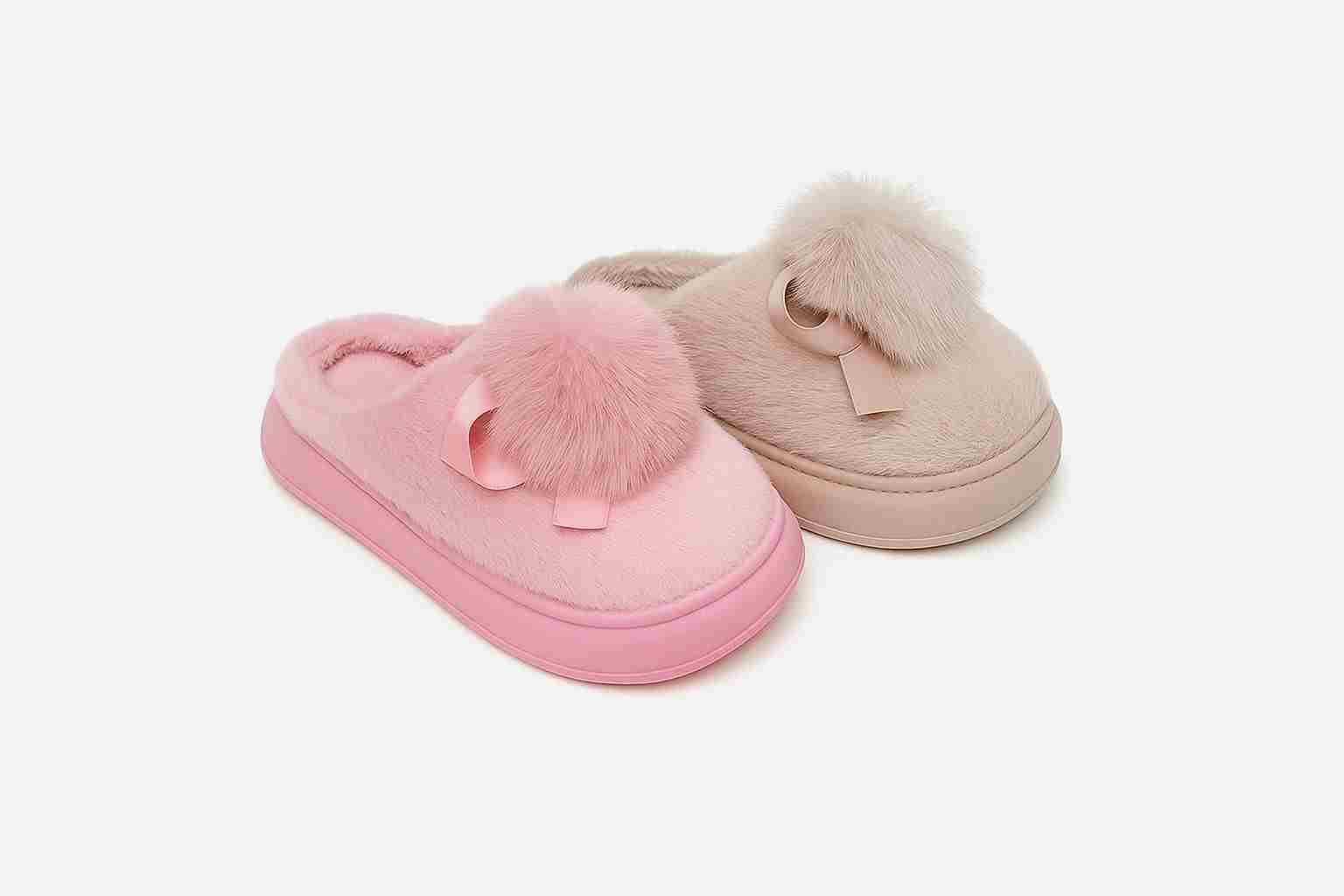 f991dc91-7974-44aa-a9f0-86b2af44 (3) Feather Light Women Fur Mules I - Image 1