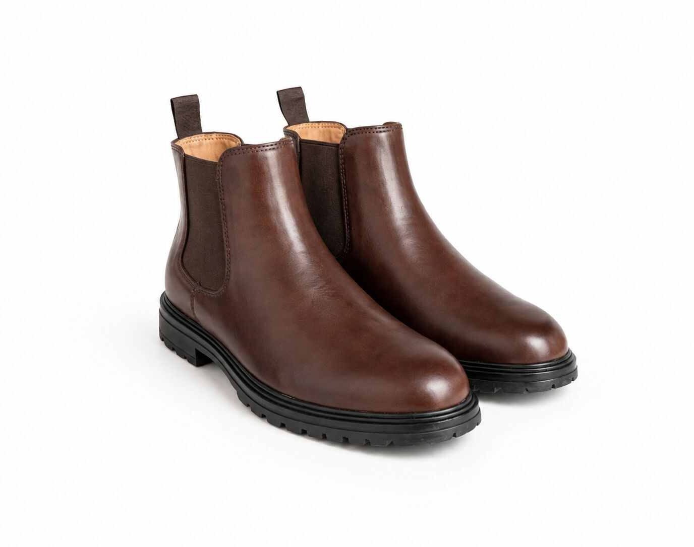 f80e1bc4-6465-43f3-ba42-6c0c9056 T.Hilfiger Leather Chelsea Boots - Image 1