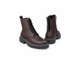 M.T  Round Toe Lace-up Boots - Image 3