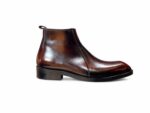 Handmade Square Toe Chelsea Boots - Image 2