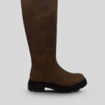 Sub 55 Knee High Women Boots Brown