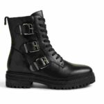 M.T Lace Up Buckle Boots I