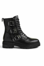 M.T Lace Up Buckle Boots I