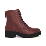 Marco Tozzi Maroon High Ankle Boots