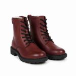 Marco Tozzi Maroon High Ankle Boots - Image 2