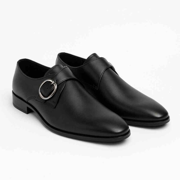 Men single strap leather monk shoes II