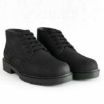 A.D.M  Black Chukka Shoes For Men