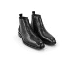 Hand Made Textured  Chelsea Shoes For Men