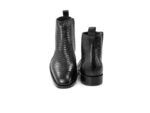 Hand Made Textured  Chelsea Shoes For Men - Image 3