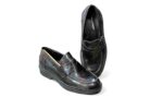 J & J Men Black Moccasin - Image 2