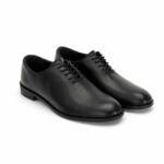 Suit.Shop Black Leather Oxford Shoe