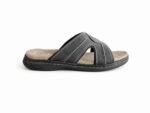 Docker Memory Foam Leathers Slides Black - Image 2