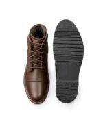 M.T Cap Toe  High Ankle Boots - Image 3