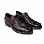 Hand Made Wingtip Brogue Oxford shoe