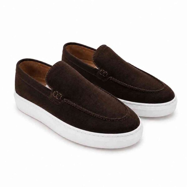 Nel  Classic Brown Platform Loafers