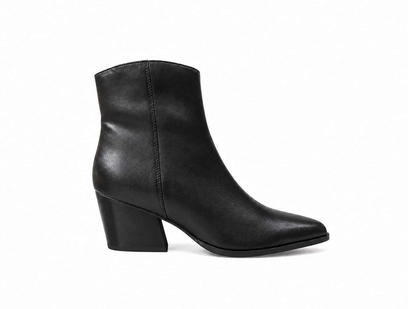 image-170 M.T Pointed Toe Heel Boots - Image 1