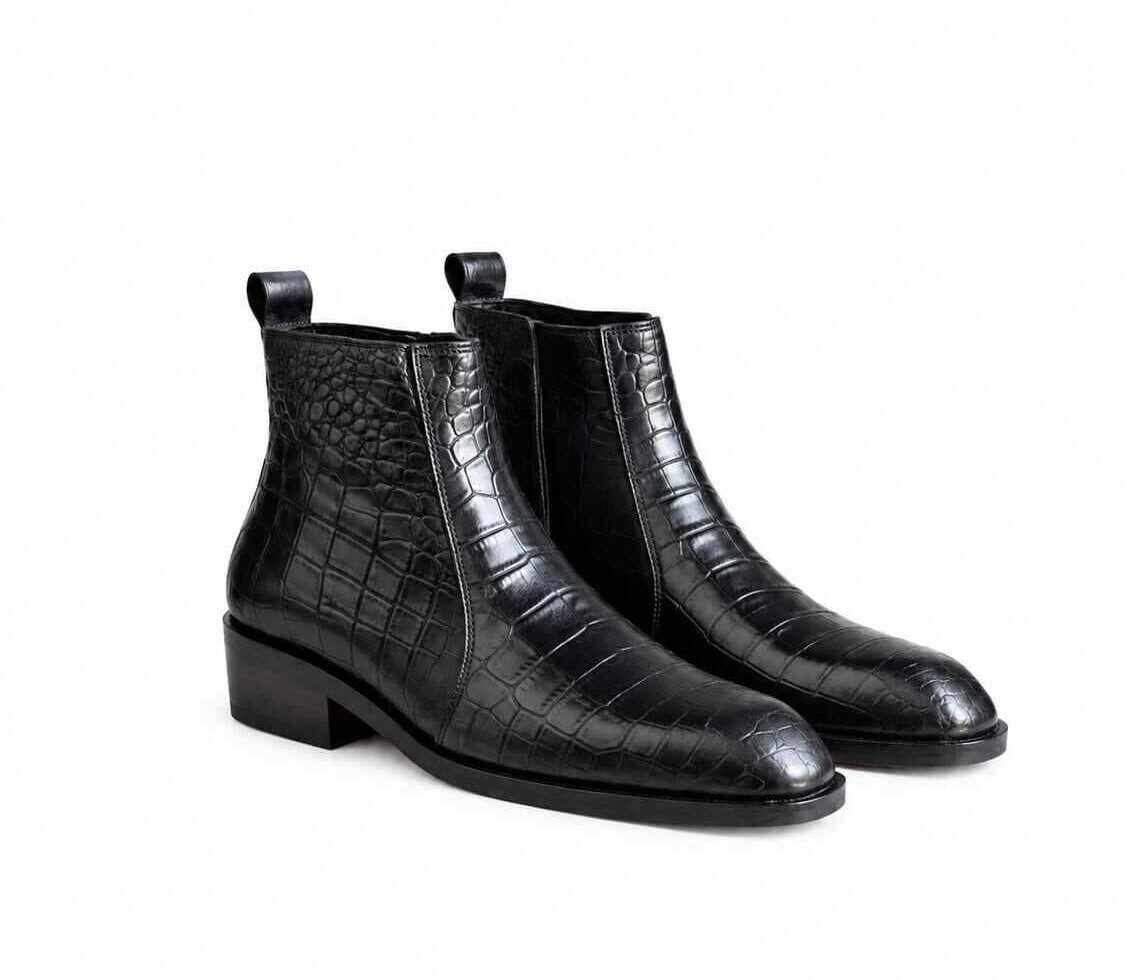 image-188 Handmade Imperial Cuban Heel Chelsea Boots - Image 1