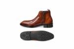 Handmade Square Toe Chelsea Boots I - Image 3